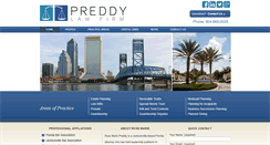 Desktop Screenshot of preddylaw.com