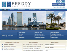 Tablet Screenshot of preddylaw.com